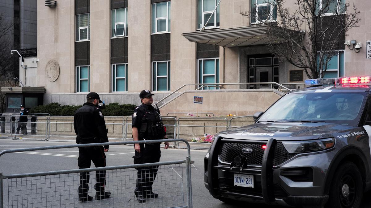Canadian police investigate gunfire at U.S. consulate in Toronto