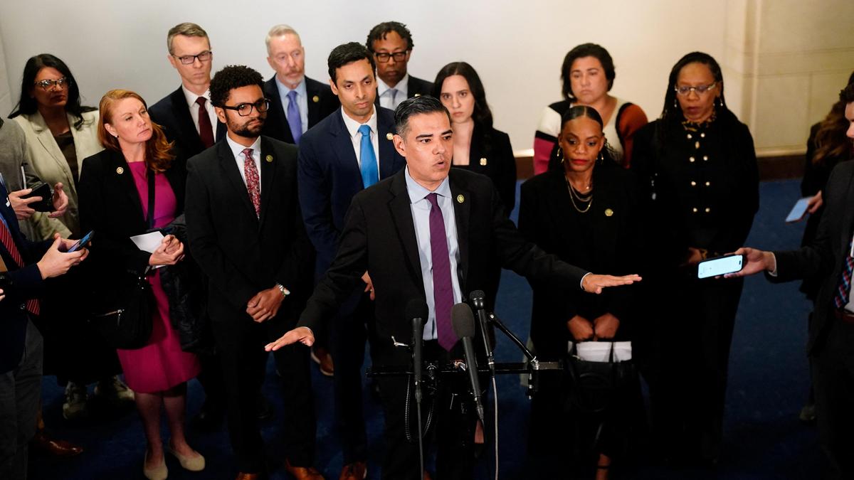 Democrats storm out of U.S. Justice Department leaders’ briefing on Epstein files