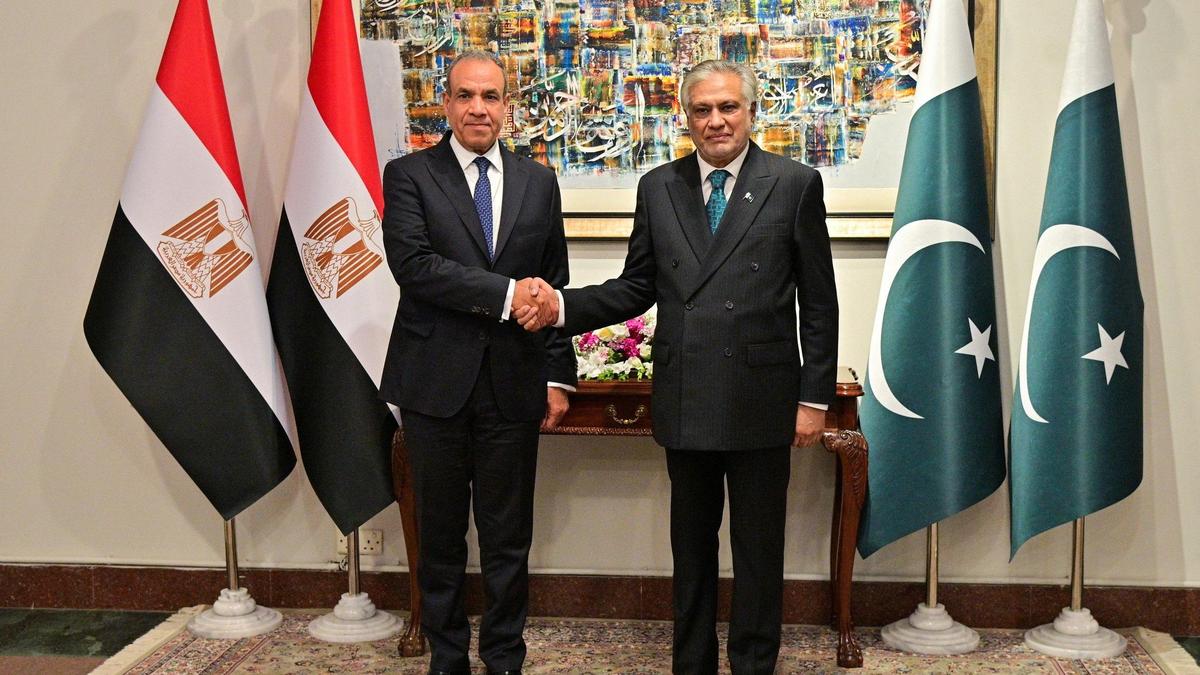 Pakistan Foreign Minister Ishaq Dar sustains ‘hairline fracture’ after fall during Egypt Foreign Minister’s reception