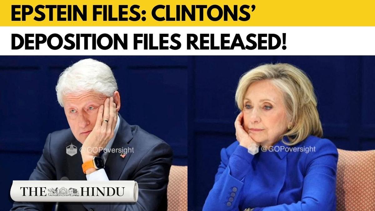 Watch: Epstein deposition videos of Bill and Hillary Clinton’s released