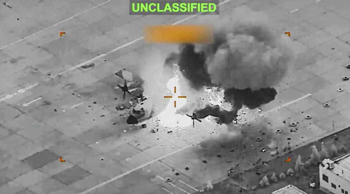 Watch: US strikes Iranian aircraft, claims Tehran is losing air power