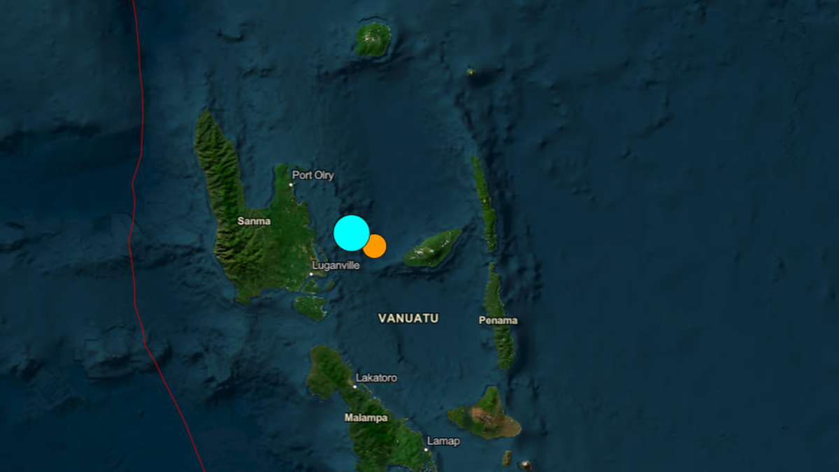 Earthquake strikes Vanuatu islands, magnitude 7 recorded