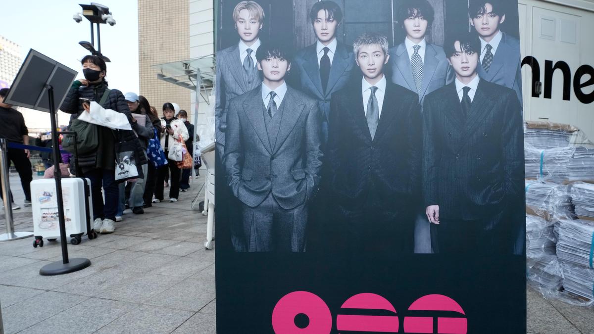 BTS are back: central Seoul locks down for K-pop supergroup’s first show in years