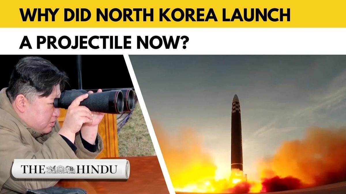 Watch: North Korea’s new projectile launch adds strain to already tense regional security climate