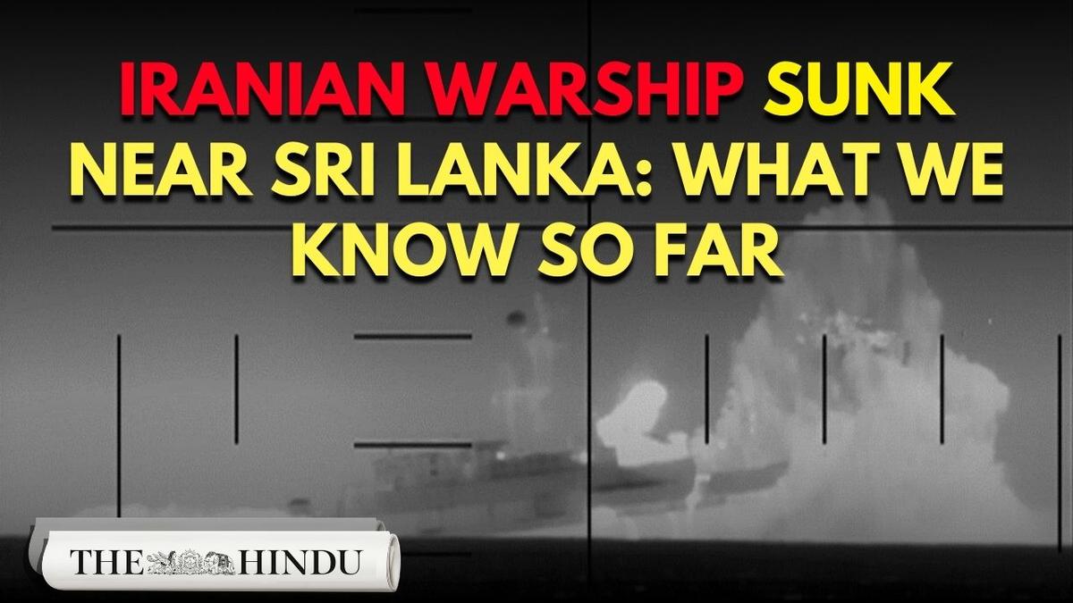 Watch: Iranian warship strike near Sri Lanka raises questions for India