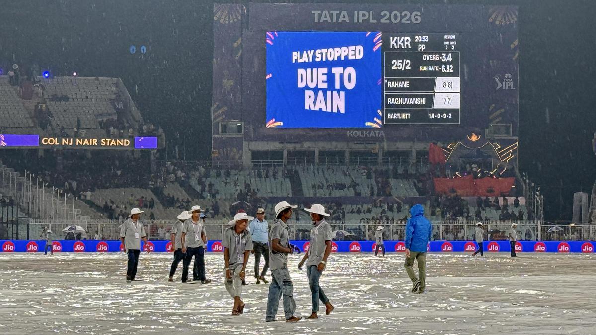 IPL 2026: Deja vu as rain has the final say at Eden