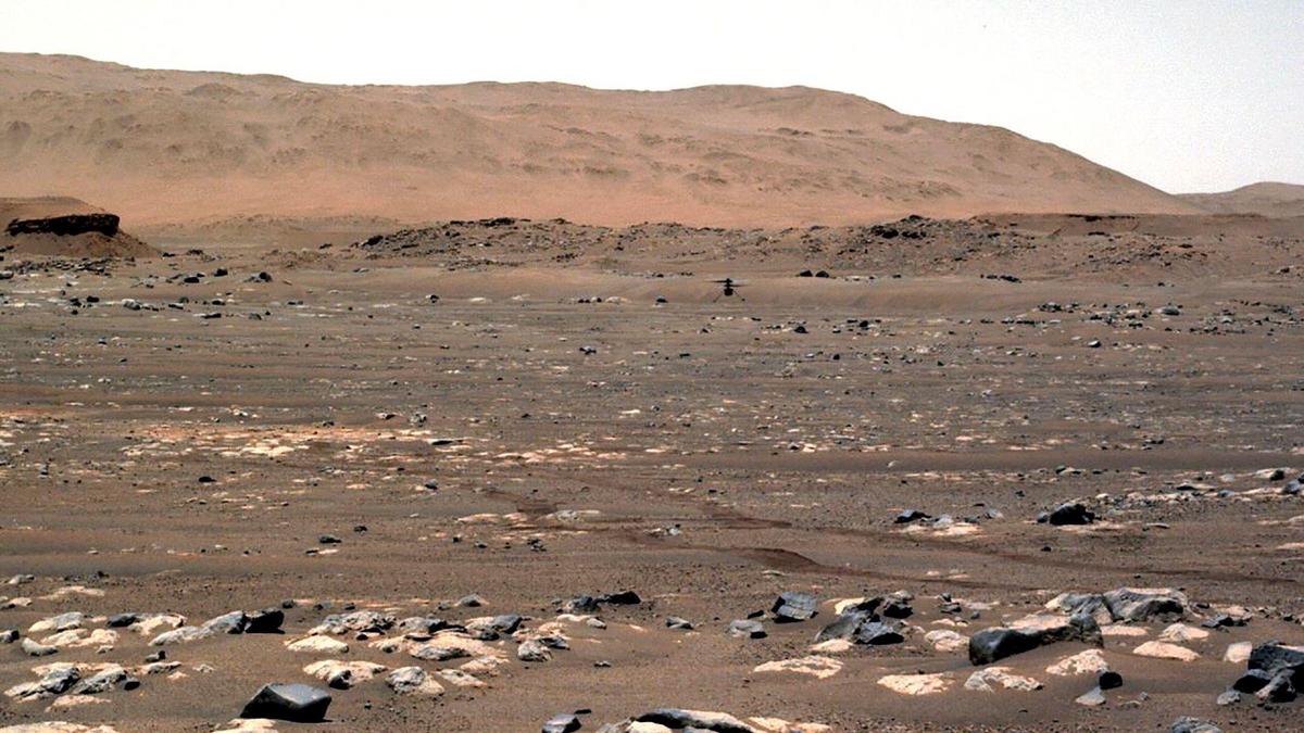 Ingenuity, the helicopter that flew over Mars