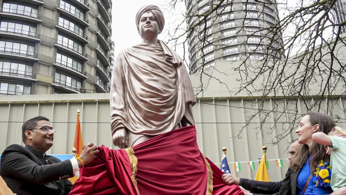 First-ever life-size Swami Vivekananda statue in U.S. unveiled in Seattle