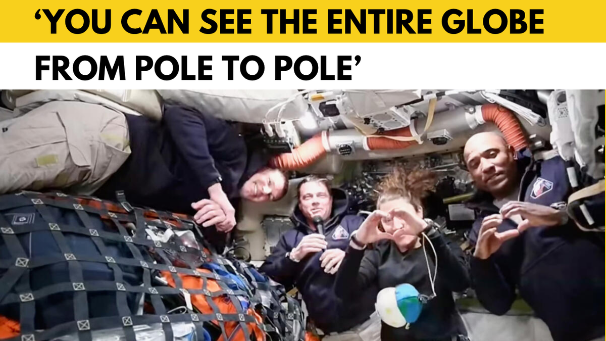 Watch: Artemis II crew make contact with Earth, describe breathtaking sights