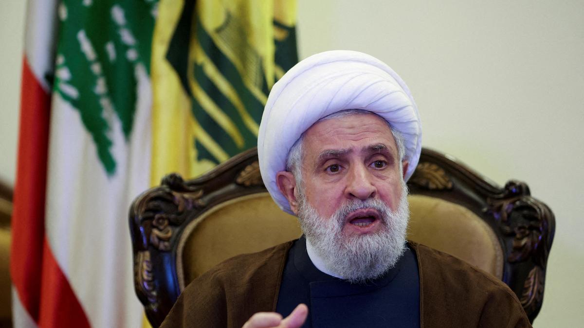 Hezbollah chief says his Iran-backed group’s weapons not part of negotiations with Israel