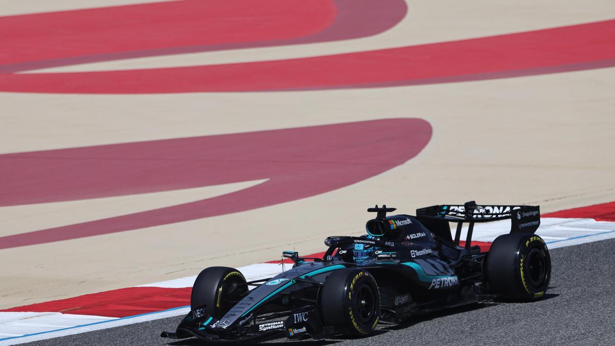 Russell outpaces Piastri and Leclerc at Formula 1 testing in Bahrain