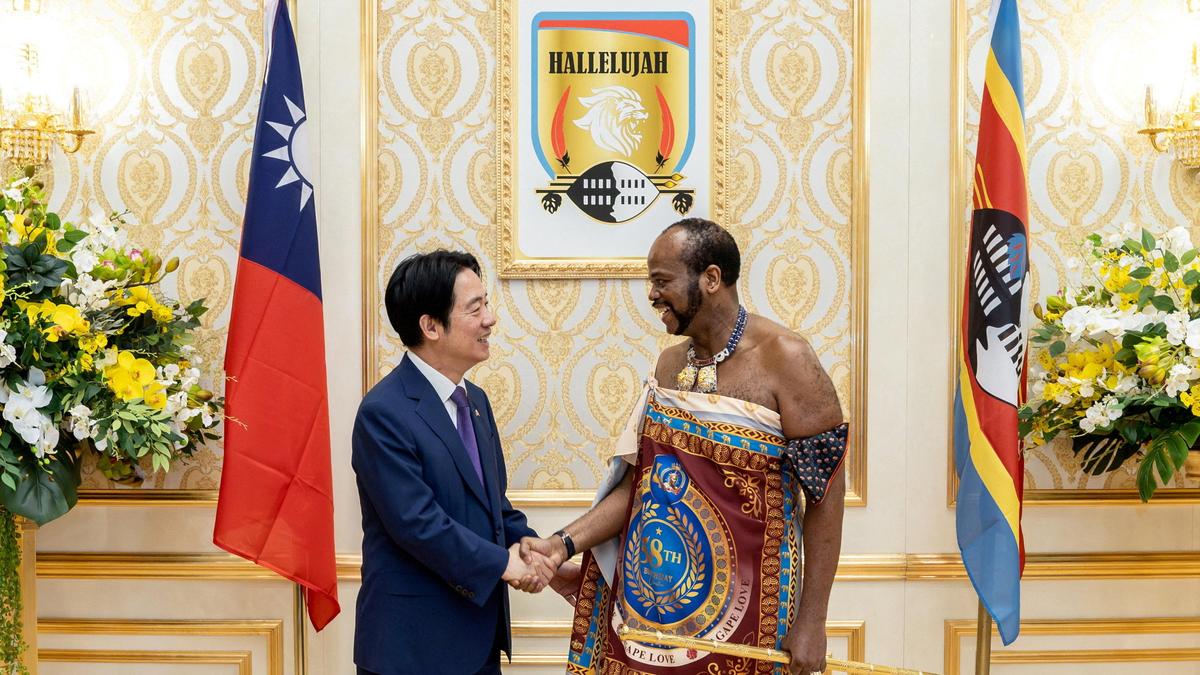 Taiwan President defiant as he begins Eswatini trip; China calls him a ‘rat’