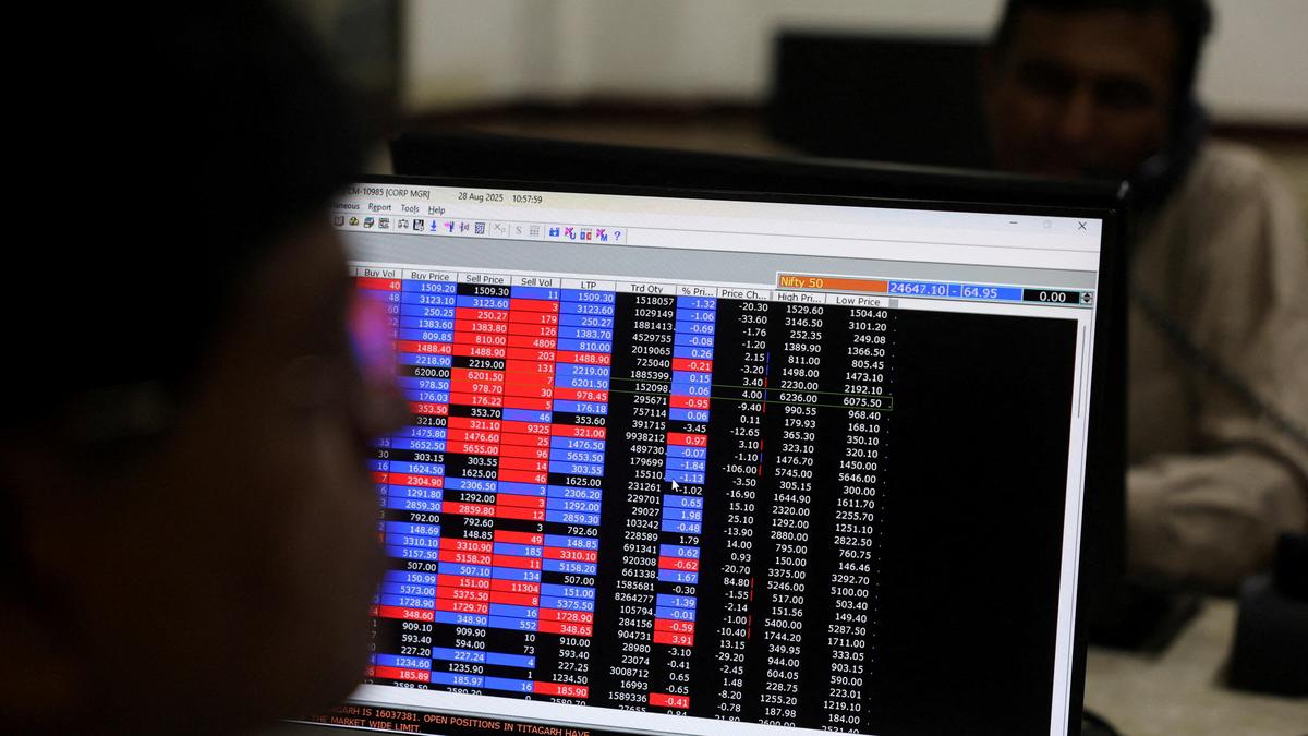 Stock markets turn flat in volatile trade