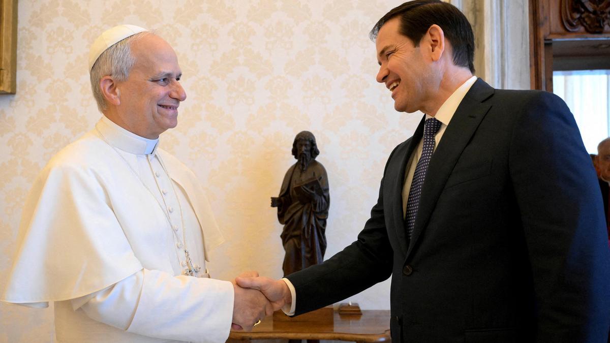 Rubio expects ‘frank’ meeting with pope as Trump takes fresh potshots at Leo