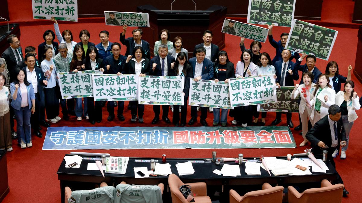 Taiwan’s Parliament approves  billion defence spending bill