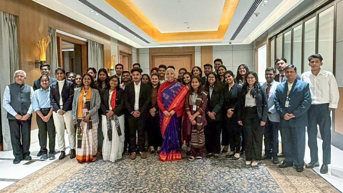 ‘Something out of ordinary’: Nirmala Sitharaman interacts with college students who witnessed Parliament’s Budget session live