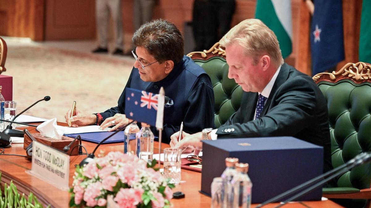 IND-NZ FTA: India, New Zealand ink free trade agreement