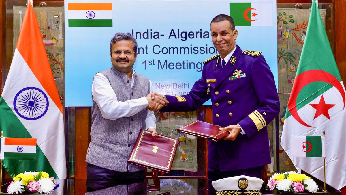 India, Algeria hold first joint defence commission meet