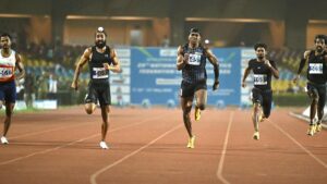 Gurindervir and Vishal set the track ablaze with national records