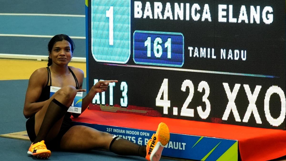 National indoor athletics | Baranica betters her own National pole vault record