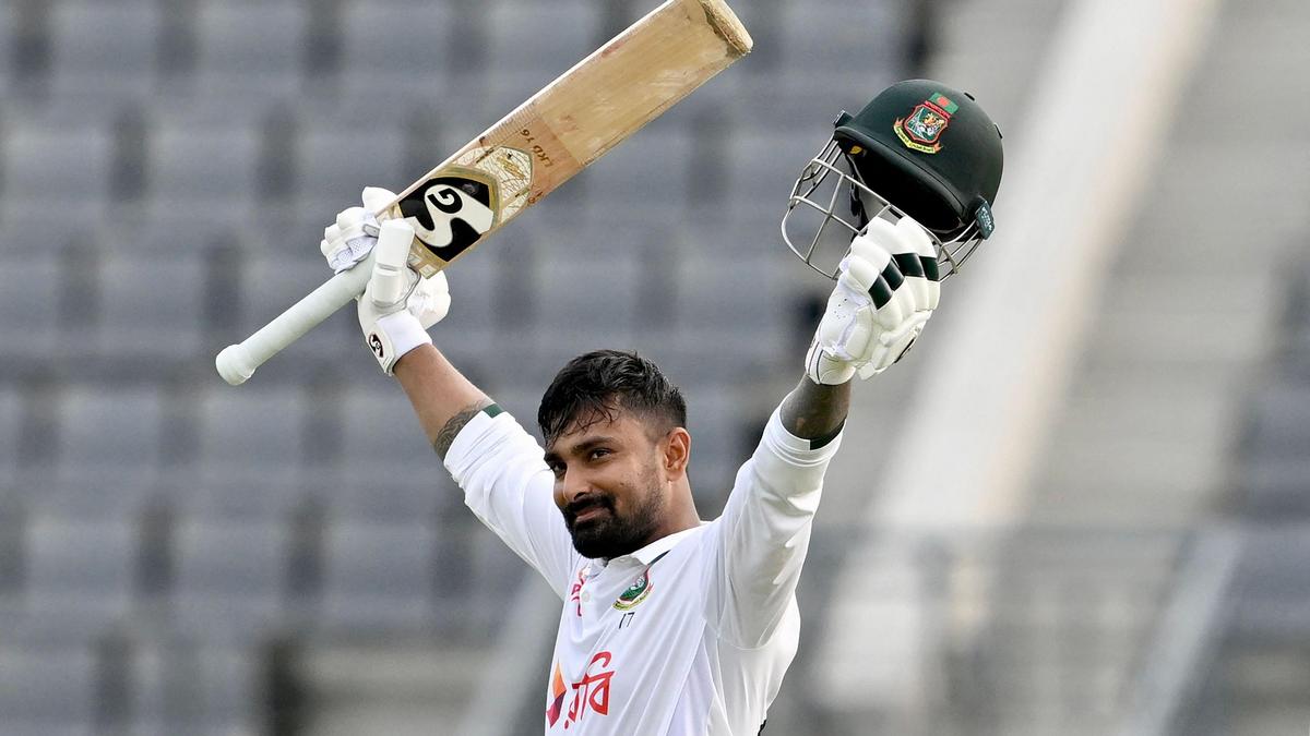 Litton Das century rescues Bangladesh on opening day of second test against Pakistan