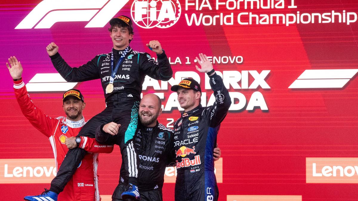Mercedes teen star Kimi Antonelli wins the Canadian GP for his 4th straight F1 victory
