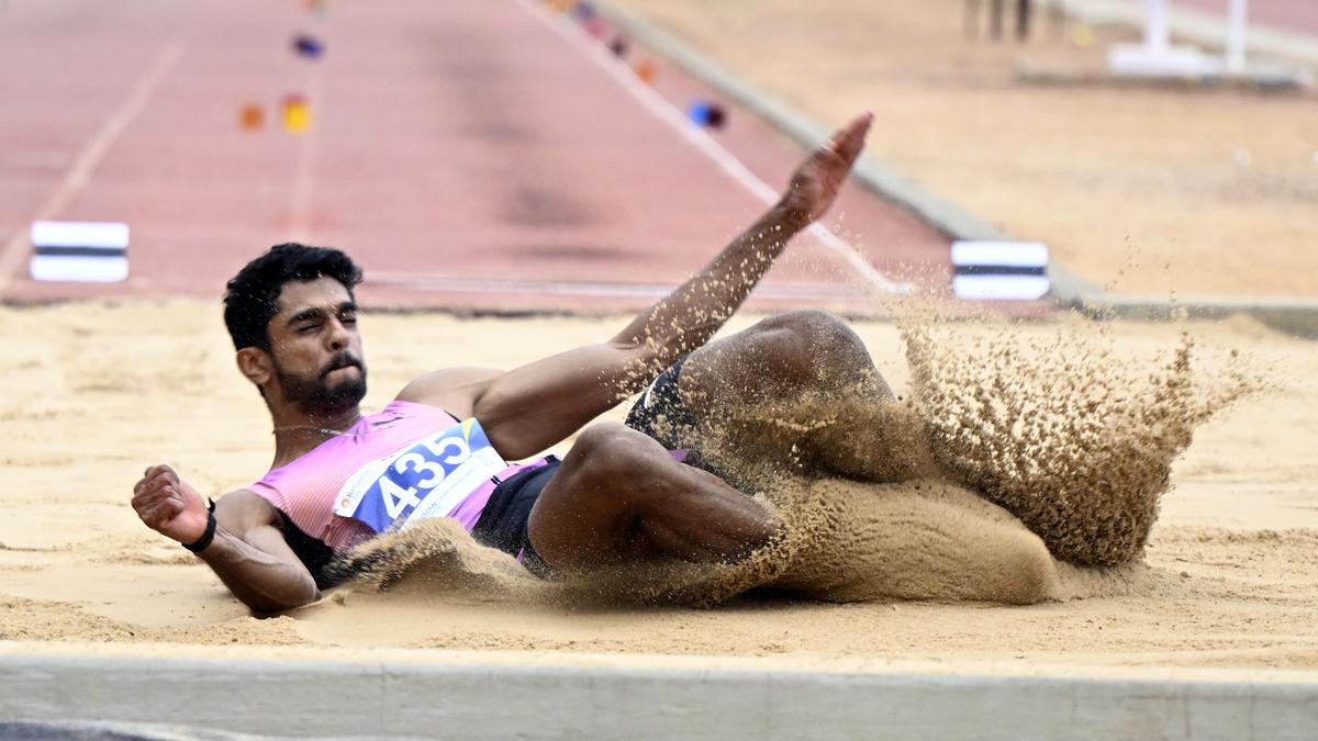 Sreeshankar and Ancy claim long jump gold