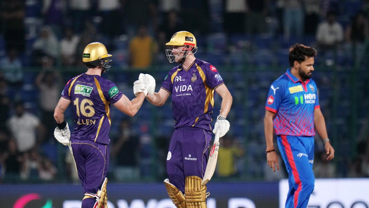 KKR hammer Delhi Capitals by eight wickets as Allen smashes unbeaten ton