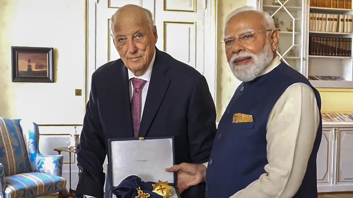 PM Modi receives Norway’s highest civilian honour