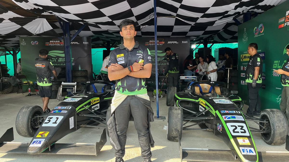 At the Indian Racing Festival, Divy Nandan drove for Hyderabad Blackbirds owned by Naga Chaitanya
