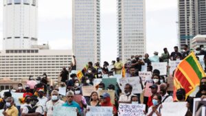 Sri Lankan opposition leaders launch protest in support of former intelligence chief