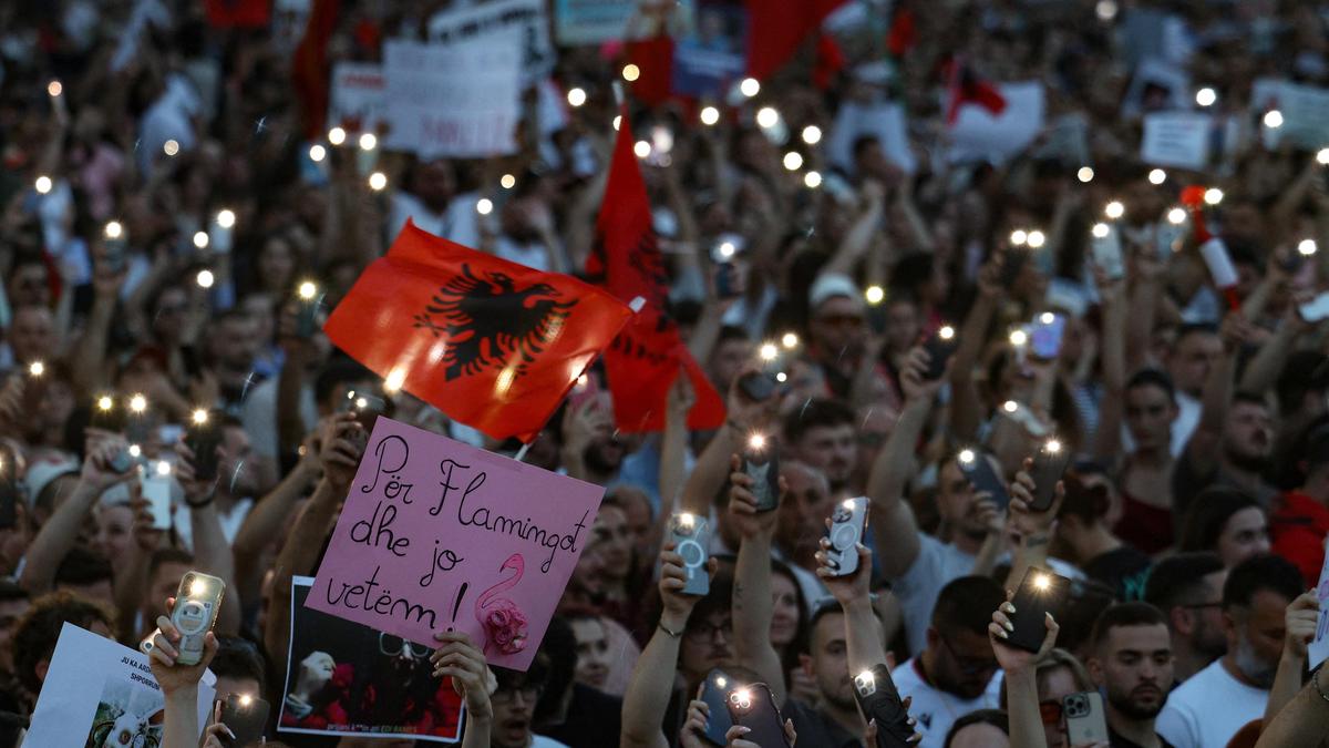 ‘Albania is not for sale’, protesters say over Kushner-linked luxury resort near a protected wetland