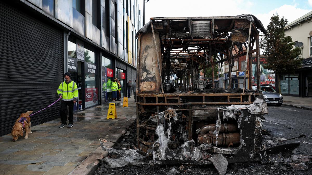 Knife attack victim’s family calls for calm after anti-immigrant violence in Belfast