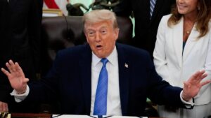 Trump vows fresh Iran strikes and seizure of oil terminals