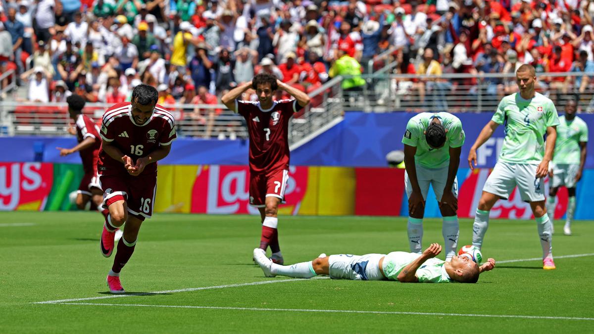 FIFA 2026: Boualem Khoukhi’s goal on header in stoppage time earns Qatar a 1-1 World Cup draw with Switzerland