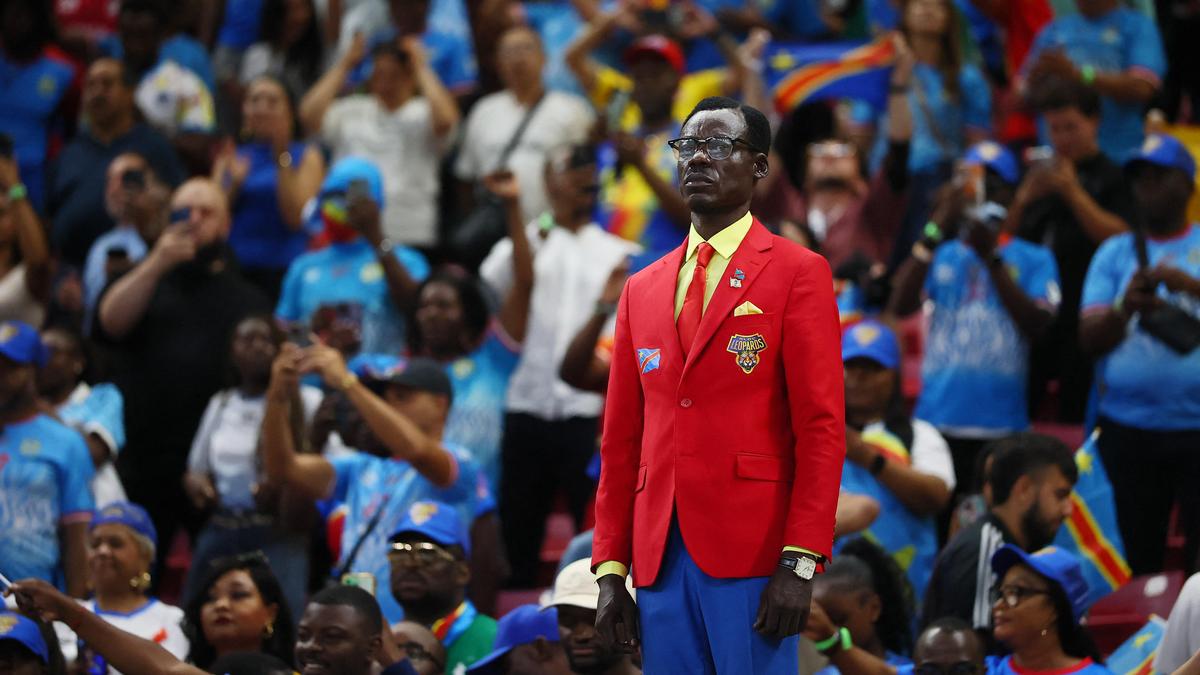 DR Congo fan who stands as living statue of independence leader Lumumba makes it to World Cup