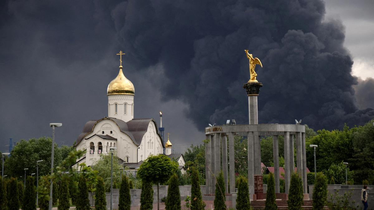 Ukraine’s drone assault ignites major oil refinery in Russia
