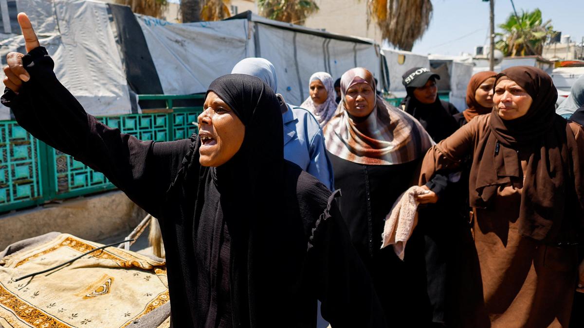 Israeli strike hits tent in central Gaza, killing three, including a child