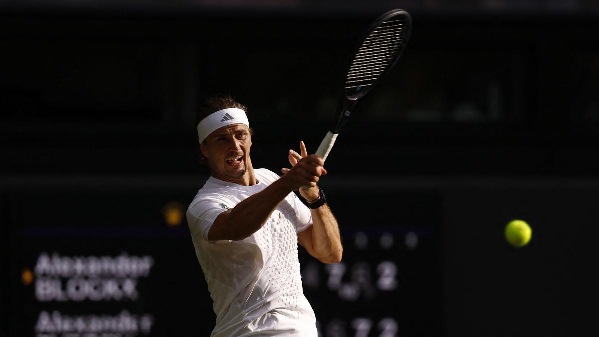 Zverev wins in four sets to reach Wimbledon round two