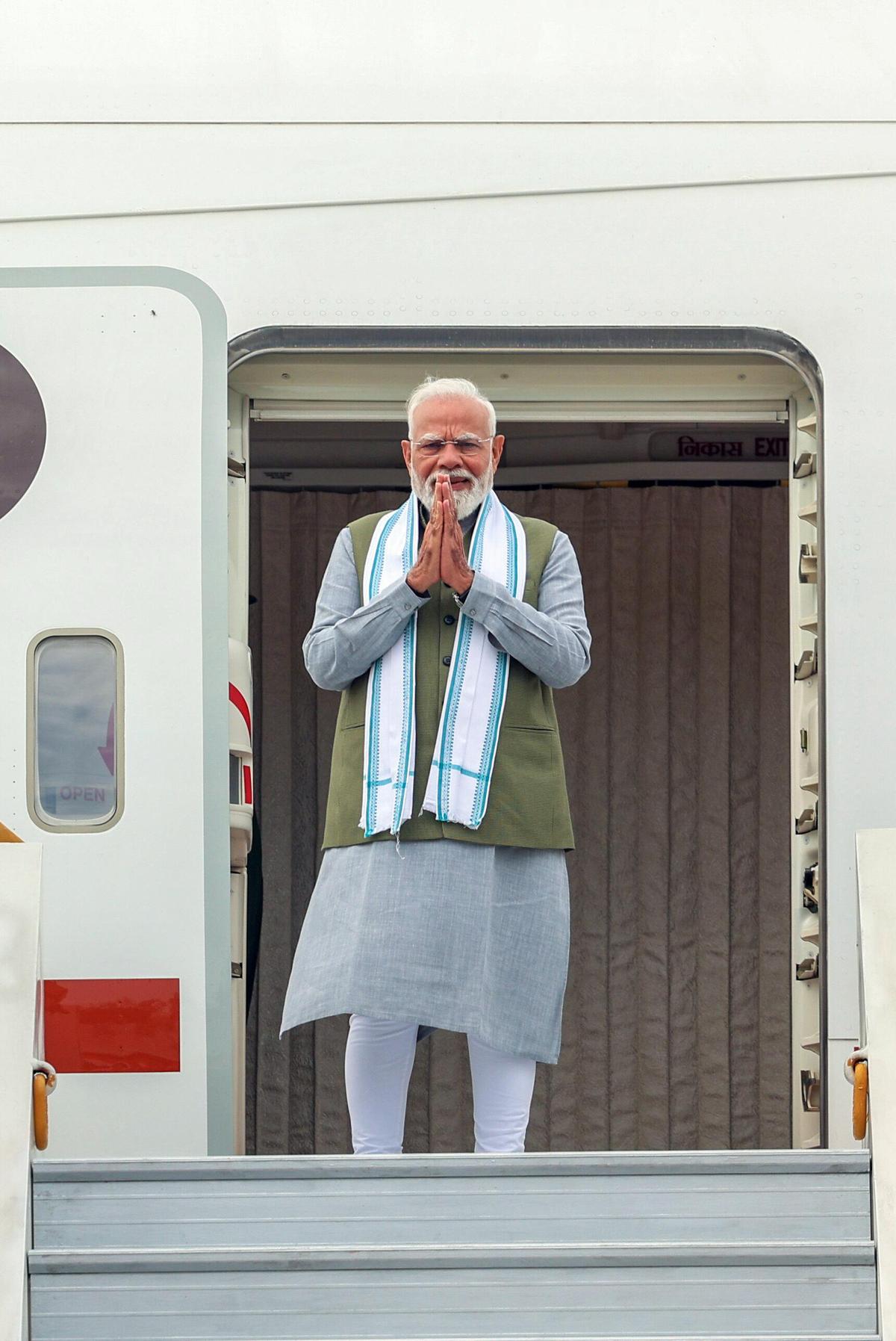 PM Modi’s leaves for France, Slovakia