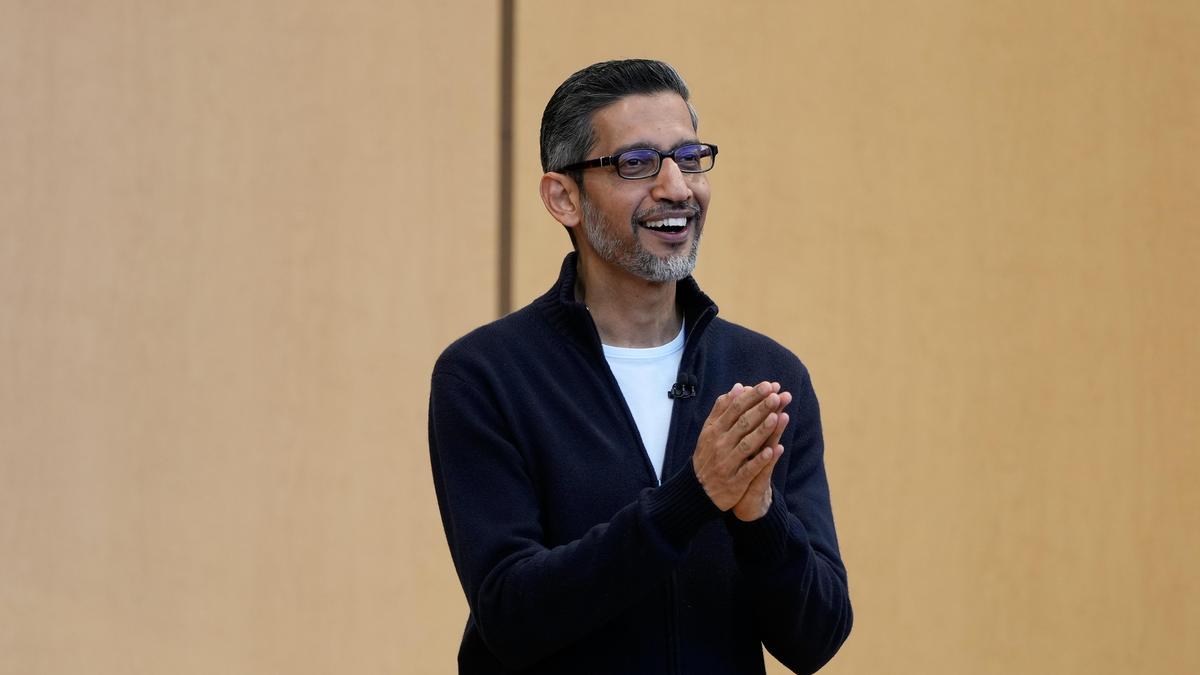 Several Stanford students stage walkout as Google CEO Sundar Pichai begins speech