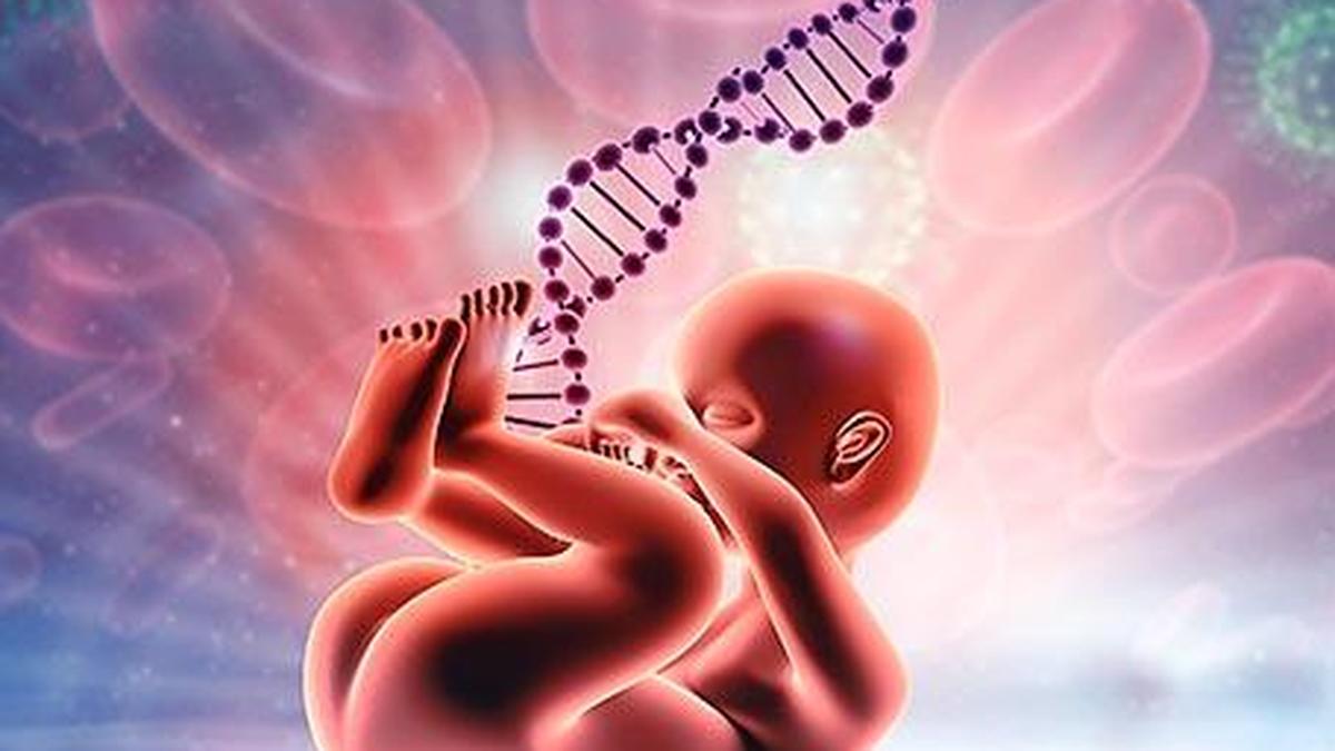 Why do recessive traits from older generations suddenly resurface in one individual?