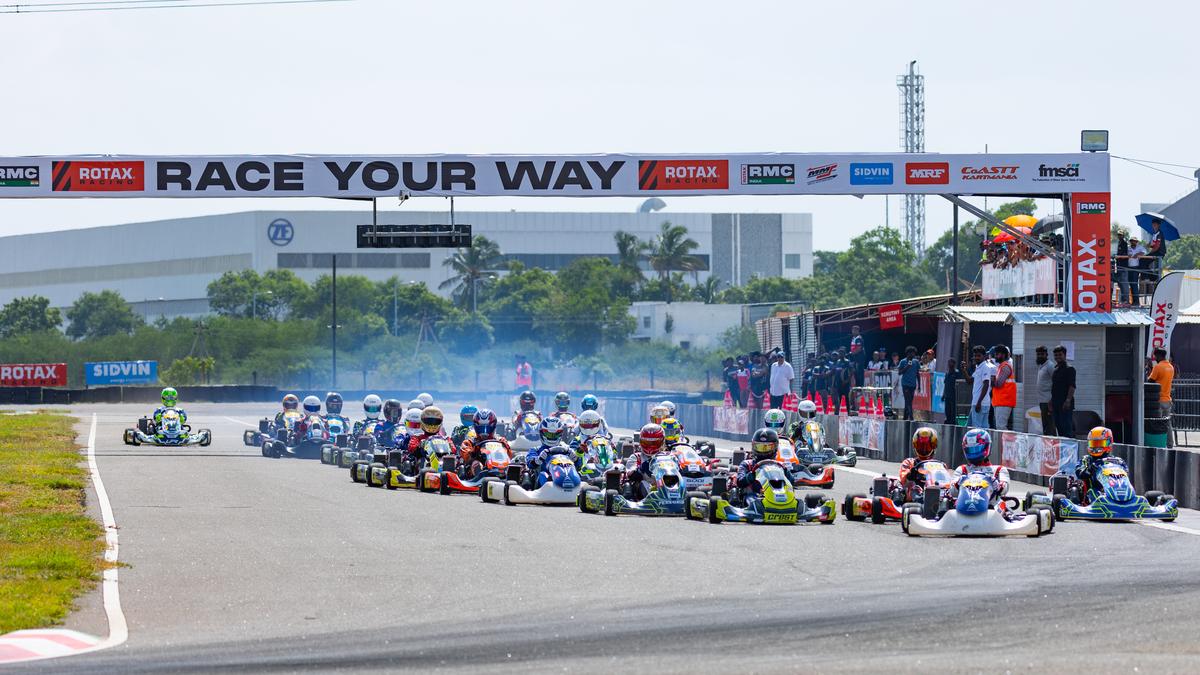 With packed grids and clear-eyed kids, India’s karting scene revs up