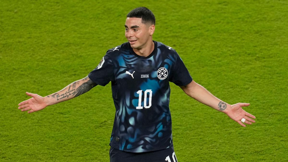 World Cup: Miguel Almiron becomes 1st player to get red card for covering his mouth during confrontation