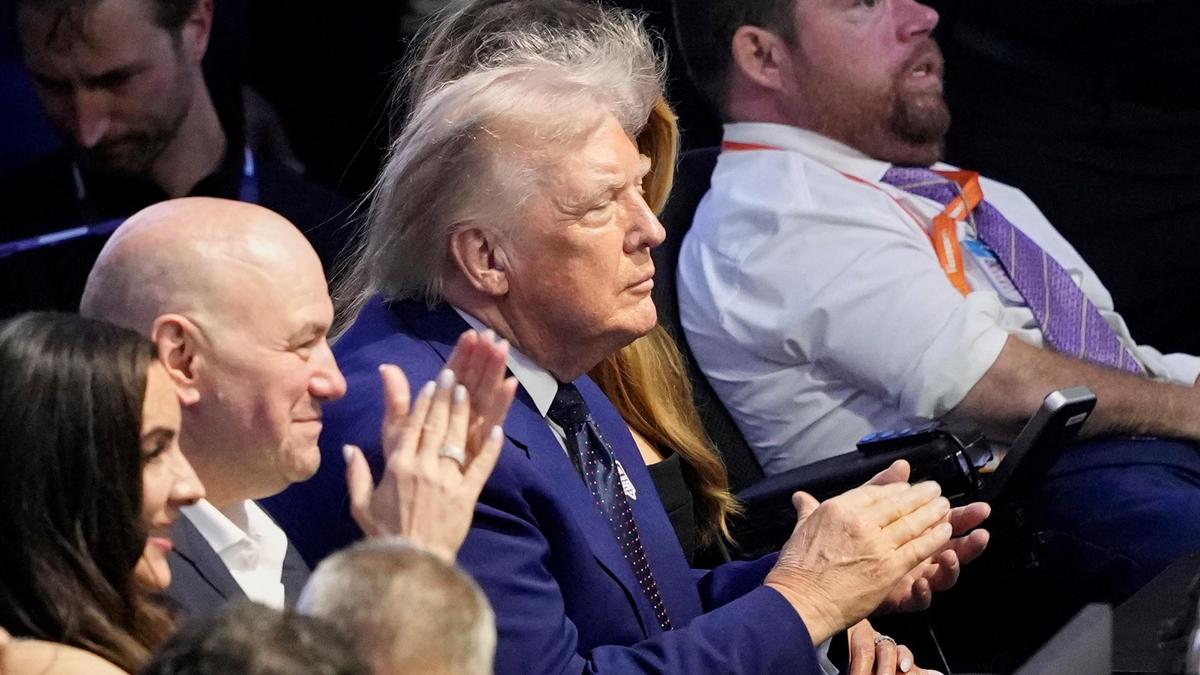 Trump celebrates 80th birthday with Iran deal and UFC cage fight at White House