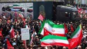 Ayatollah Ali Khamenei funeral: Mourners throng procession in Tehran