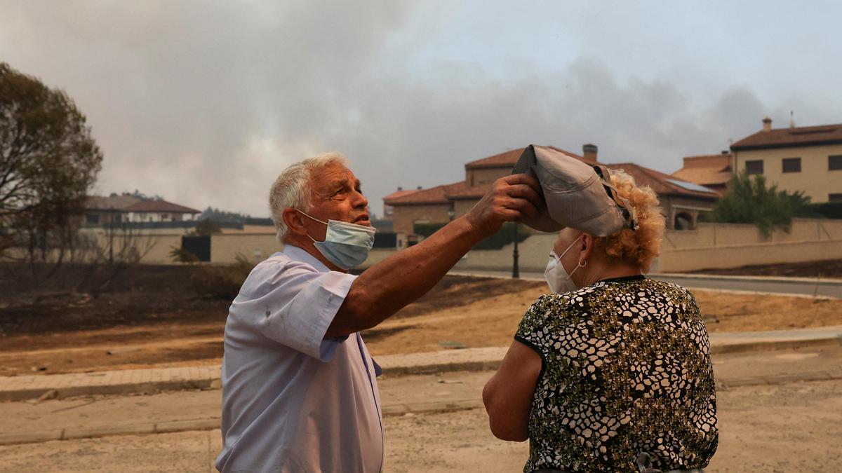 166,000 evacuated as wildfires spin out of control in France, Spain