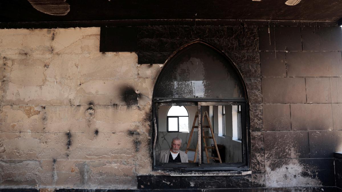Israeli settlers set fire to West Bank mosques after deadly clash