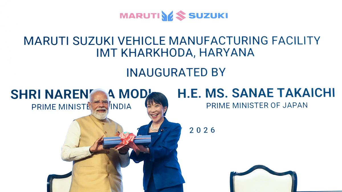 PM Modi and Japanese PM inaugurate Maruti Suzuki’s fourth plant at Kharkhoda