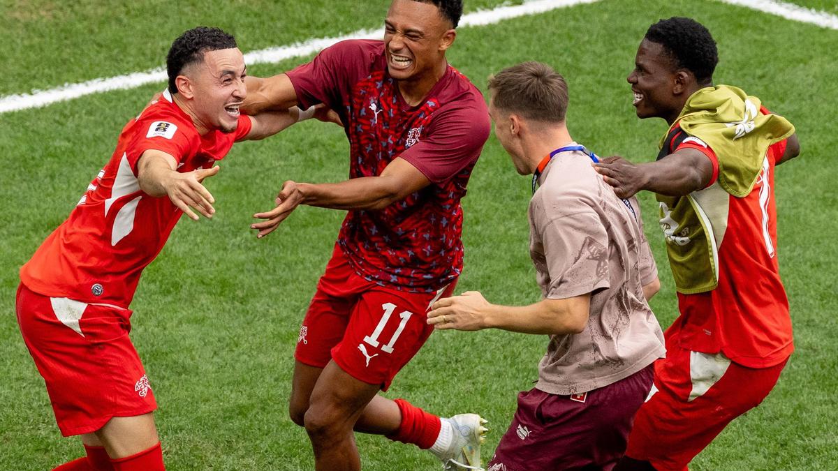 Switzerland edge Colombia on penalties to reach first World Cup quarter-final since 1954